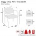 Ziggy Drop Arm Chair Stackable